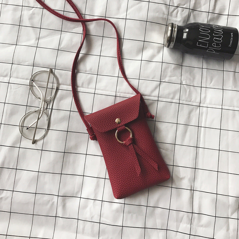Wholesale PU Shoulder Messenger Phone Bag